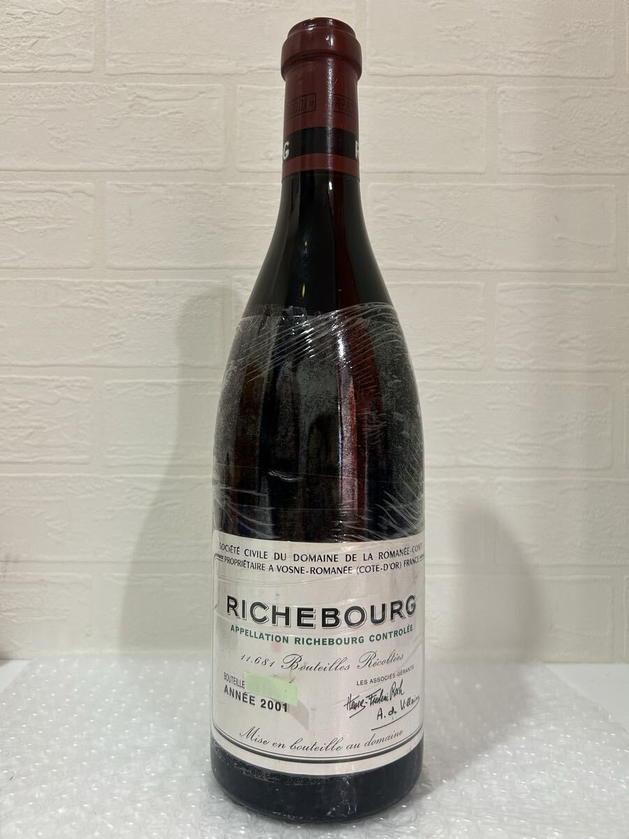 ☆DRC リシュブール 2001 ☆750ml ☆赤 ワイン ☆希少 ☆限定拍卖