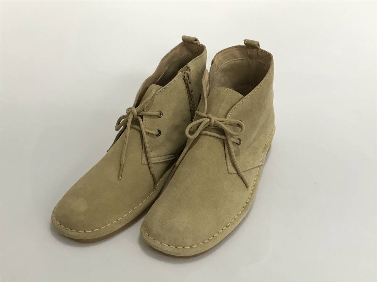 HG8644 Wilson lee sports ウィルソンリースポーツ チャッカブーツ 靴 スエード 24cm ベージュ レディース 拍卖