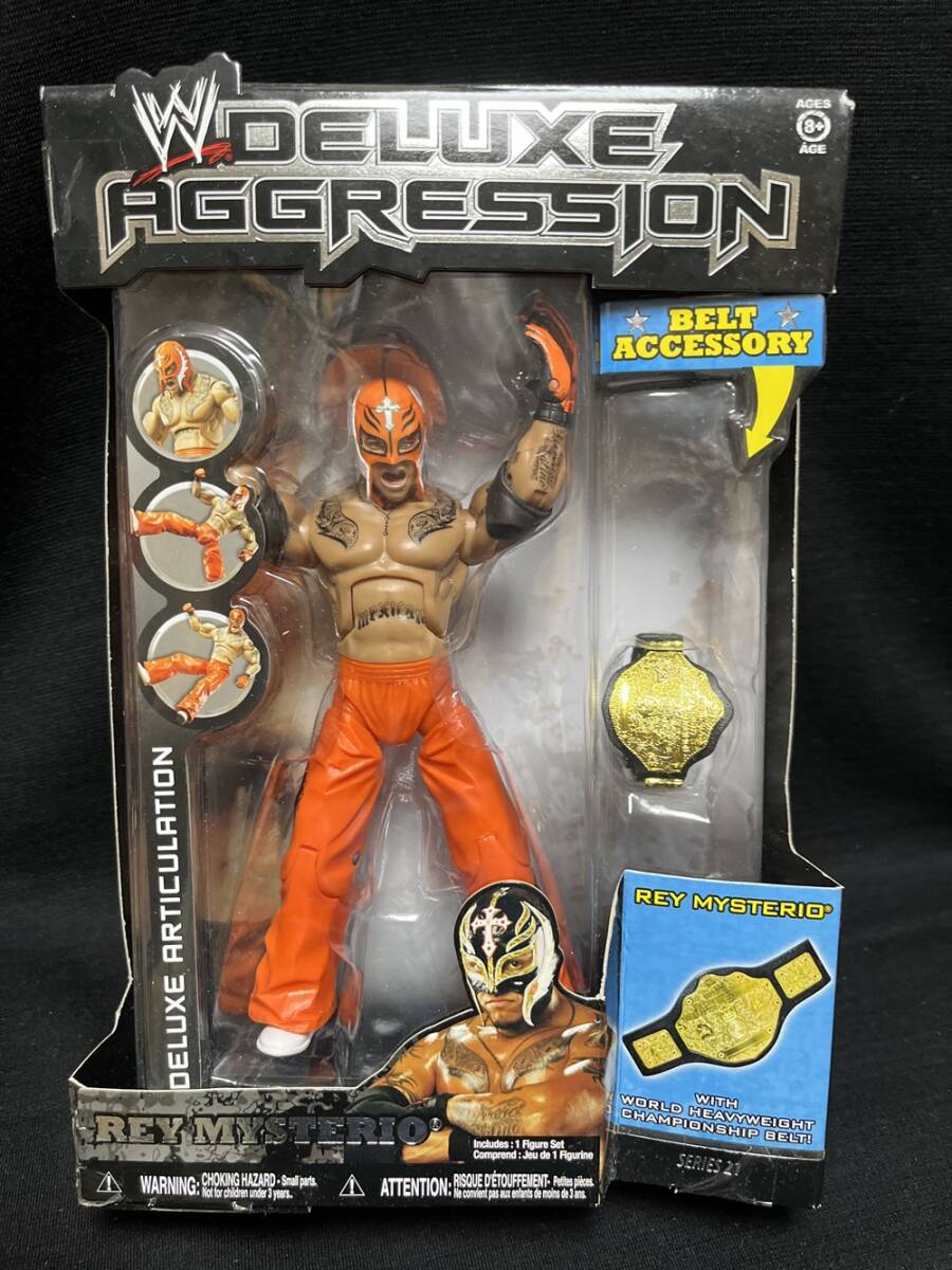 JAKKS:WWE Deluxe Aggression Series 21 レイ・ミステリオ w/ベルト(未開封品)拍卖