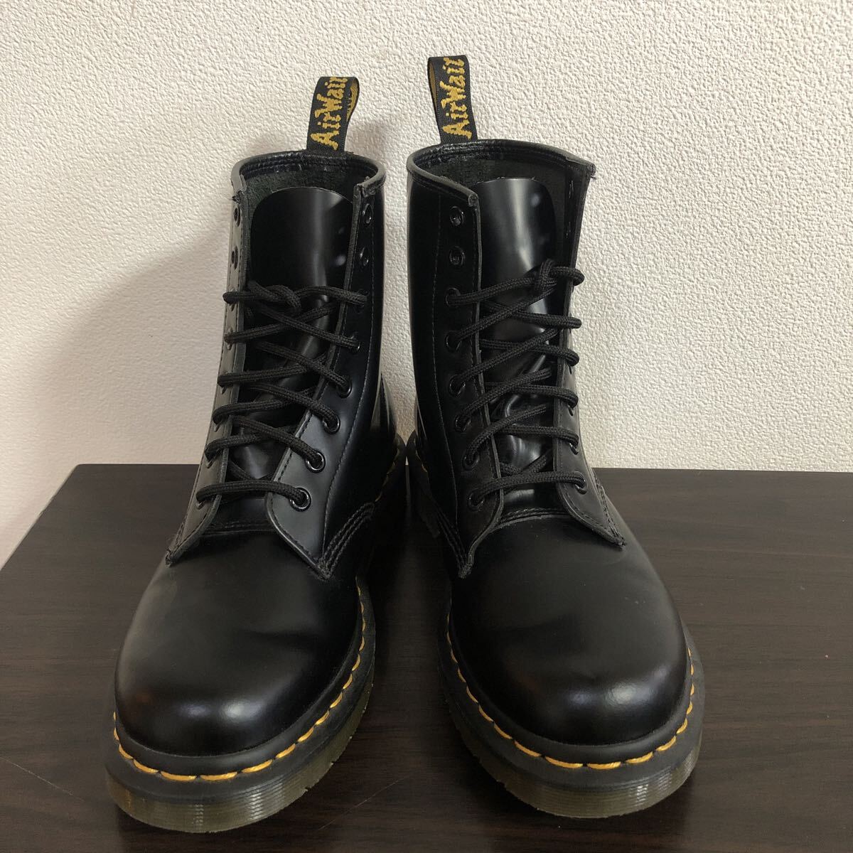 【返品OK】ドクターマーチン UK5 US6 約24.5㎝ 1460 8ホールブーツ ブラック 【Dr.Martens】拍卖