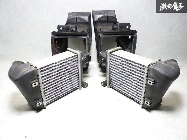 【漏れなし!即発送】日産純正 Z32 フェアレディZ 300ZX VG30DETT ツインターボ インタークーラー エアーガイド付き 左右セット拍卖