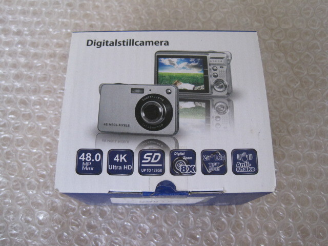 4K デジタルカメラ 黒 48 Mega Pixels 電源入りました ① ジャンク扱い拍卖