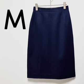 美品 レナウン MARSA マーサ タイトスカート 日本製 M 紺拍卖