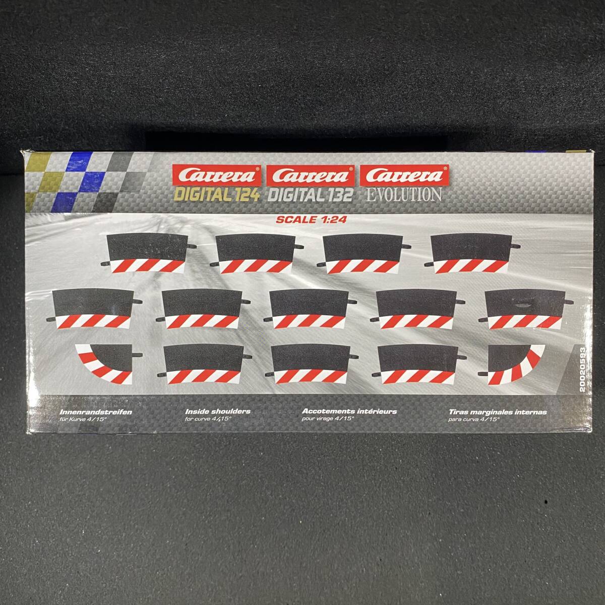Carrera 20020593 4/15カーブ用インサイドショルダー12枚入り拍卖