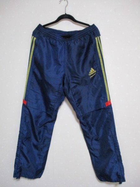 ● adidas アディダス ●  裏メッシュ ロングパンツ ■ M 紺(50915)拍卖