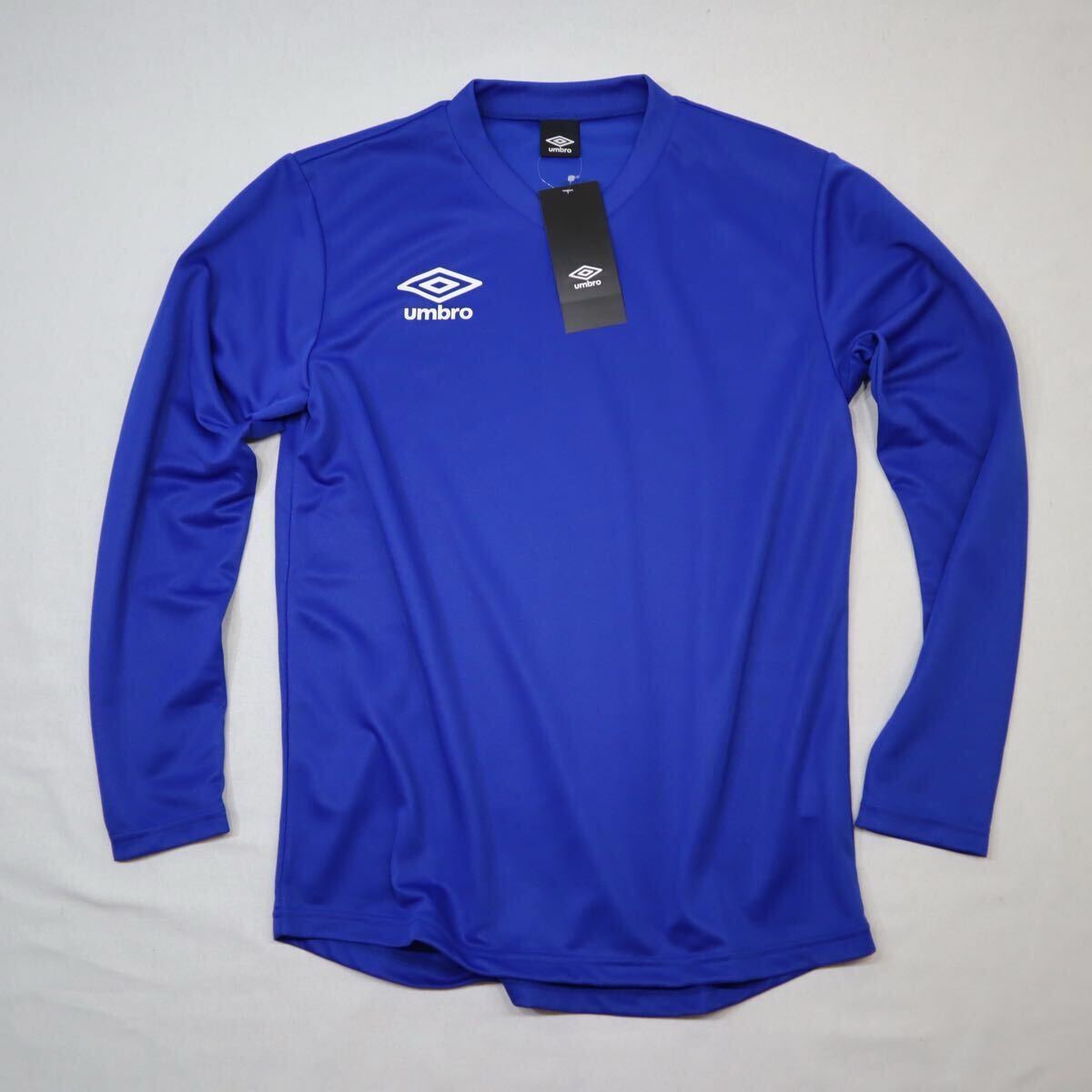 アンブロ(UMBRO)(メンズ)サッカーウェア TMセカンダリー長袖シャツ UBS7637L BLU 速乾 メンズXO拍卖