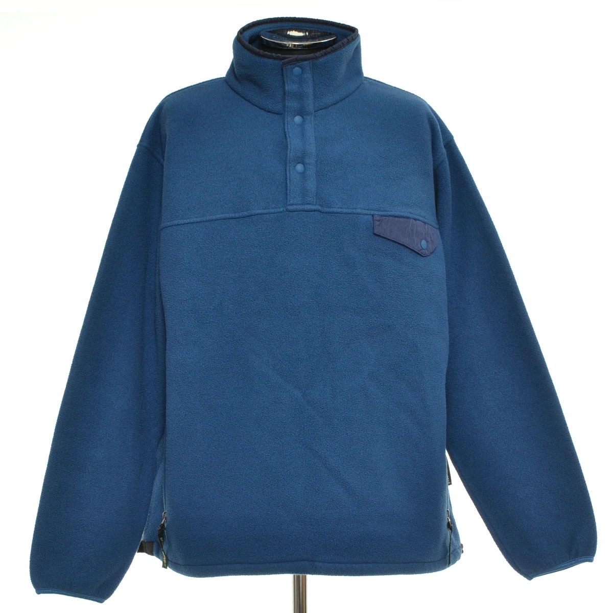 ●556245 ●フリースジャケット 90s Spice Island POLARTEC サイズL メンズ ブルー拍卖