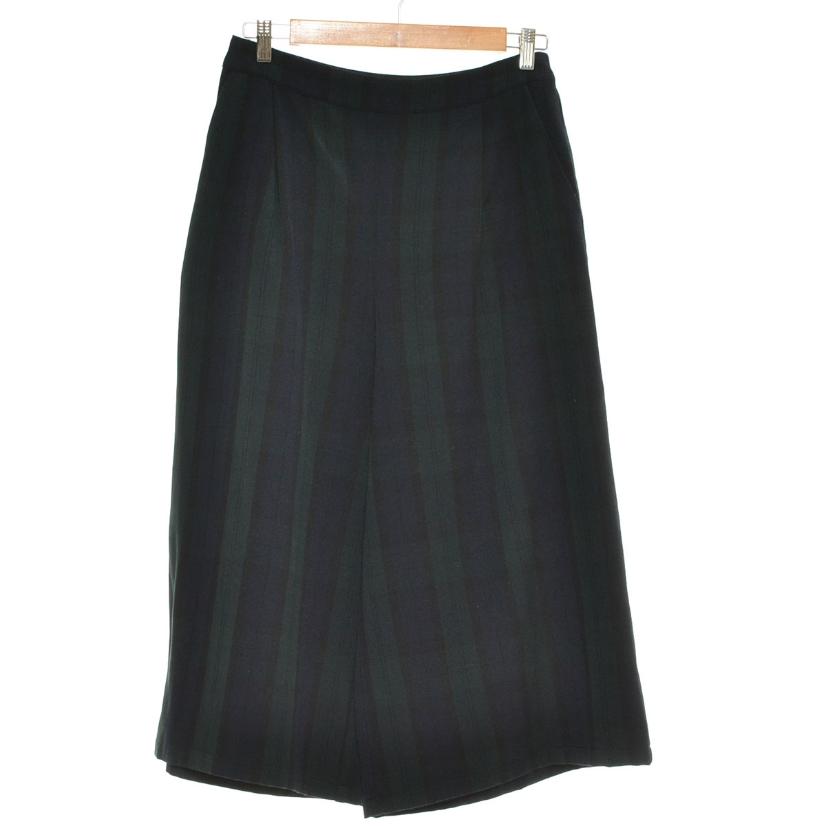 ■550883 AS KNOW AS olaca アズノウアズ オオラカ おおらかサイズ パンツ ●とても温もりガウチョPT OD1023 サイズ15 ワイド レディース拍卖