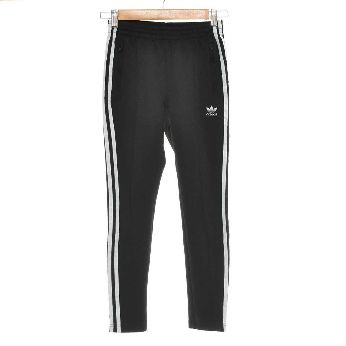 ■556660 adidas Originals アディダス オリジナルス ●スキニー トラックパンツ SST TRACK PANTS CE2400 サイズS レディース ブラック拍卖
