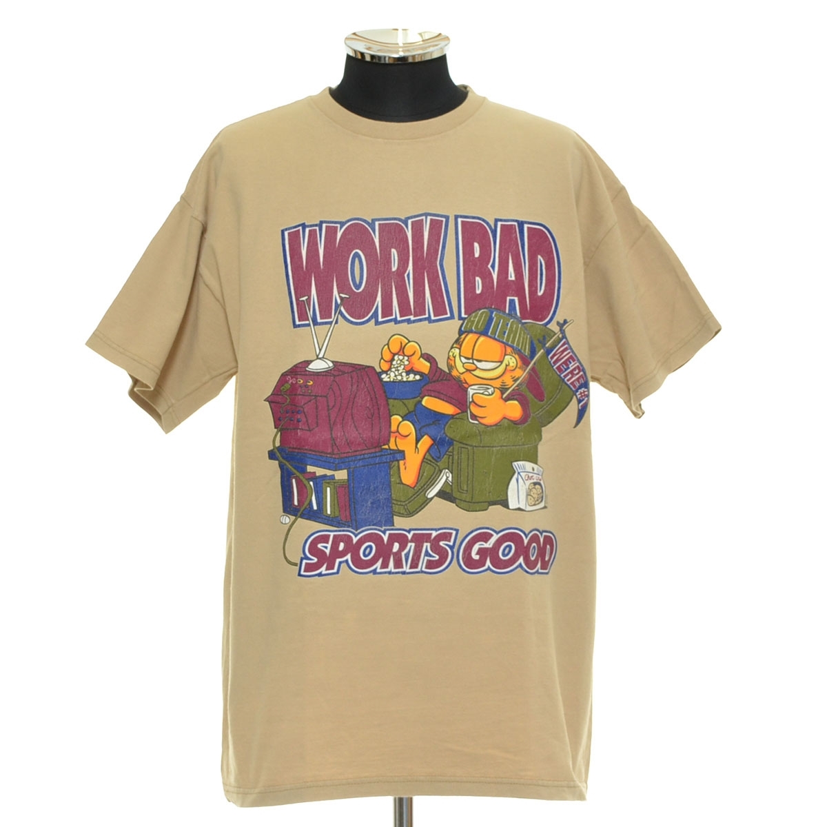 ●559511 ●Tシャツ ガーフィールド ムービーTシャツ サイズ不明 メンズ ベージュ拍卖