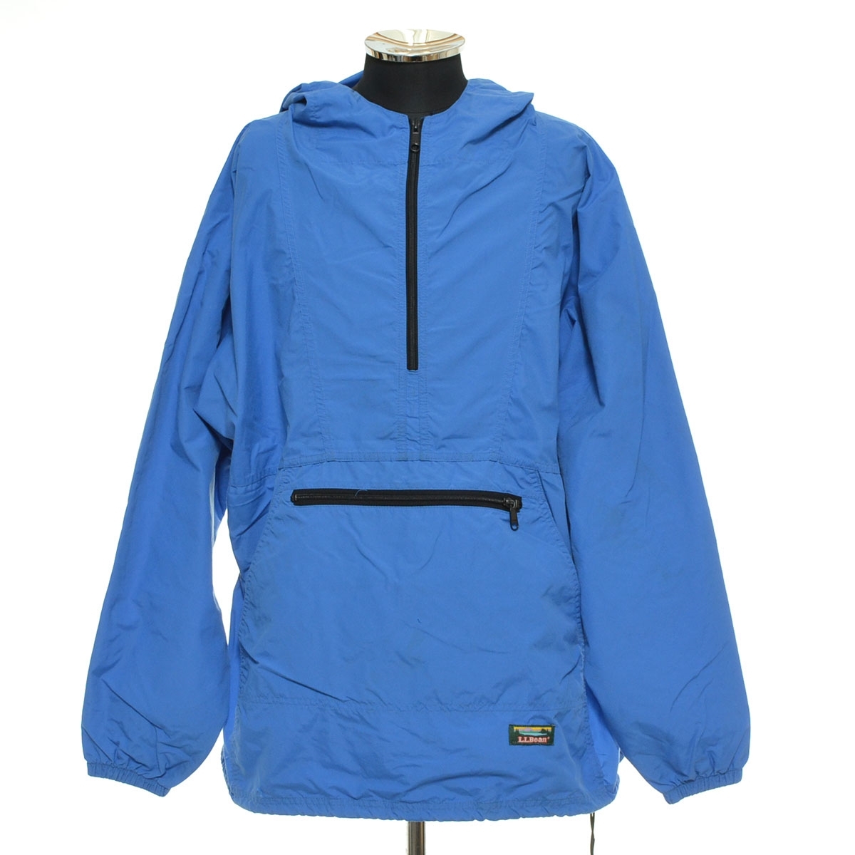 ●560108 L.L.Bean エルエルビーン ●アノラックパーカー ジャケット 80s USA製 ヴィンテージ サイズXL メンズ ブルー拍卖