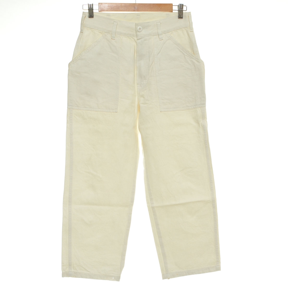 ●549111 GUNG HO ガンホー ●ペインターパンツ サイズW28 メンズ ホワイト拍卖