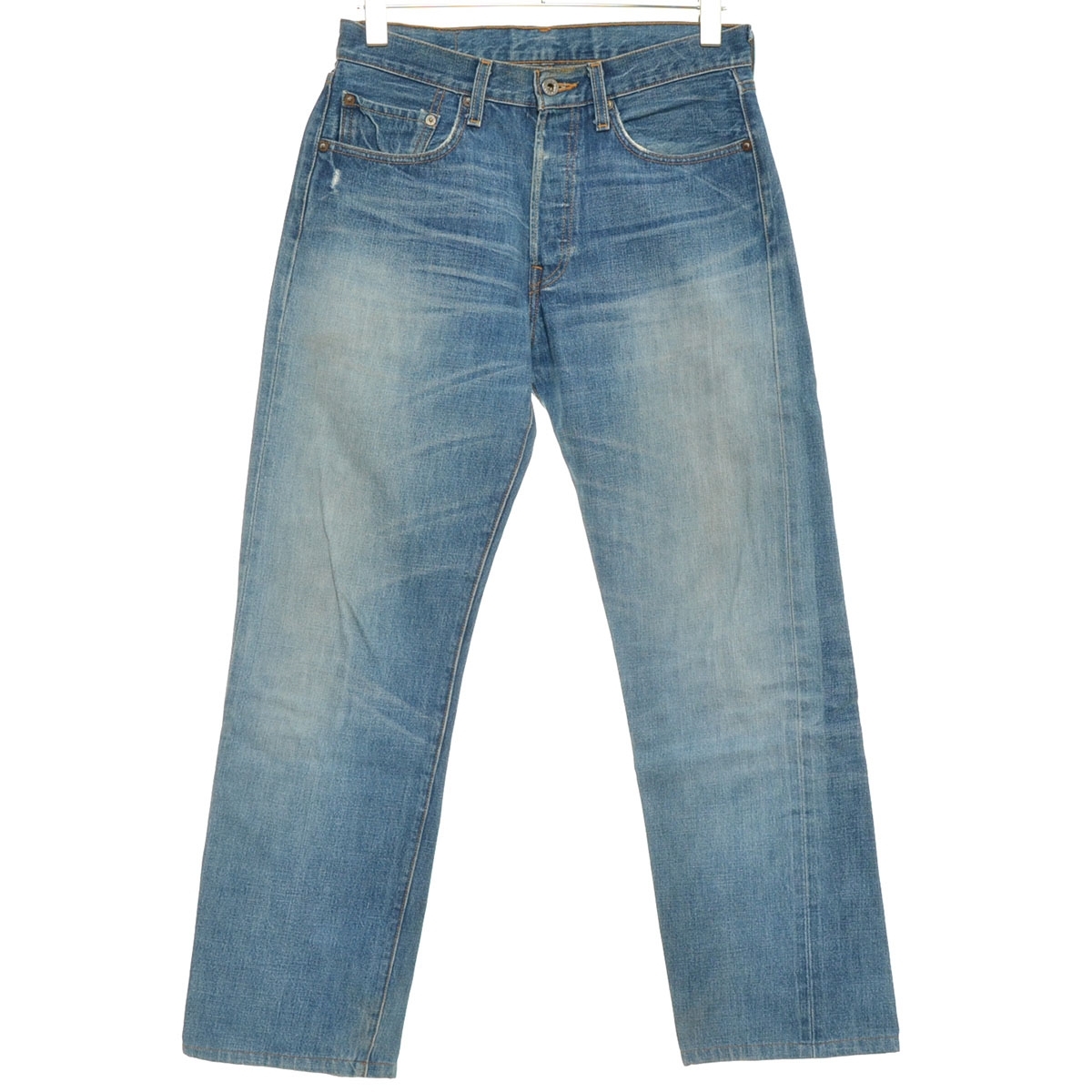 ●556619 LEVI'S リーバイス ●セルビッチデニムパンツ 501 月桂樹ボタン サイズW31 メンズ USA製 インディゴ拍卖