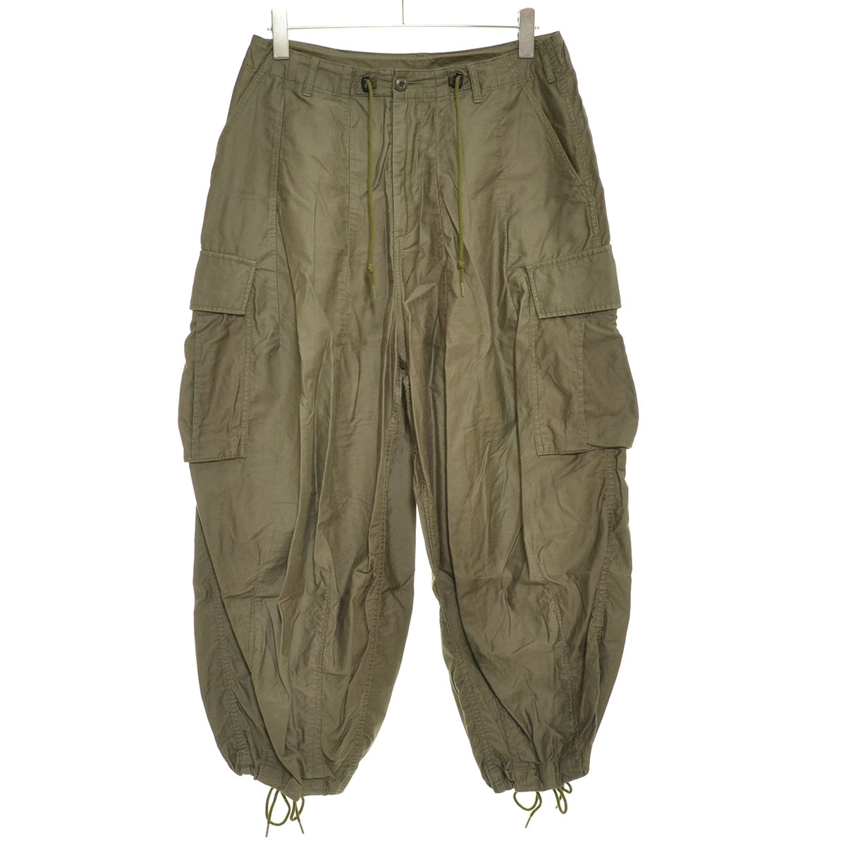 ●556983 Needles ニードルス NEPENTHES ネペンテス ●カーゴパンツ ヒザデル H.D. Pants DBU CH203 サイズS メンズ 日本製 グリーン拍卖