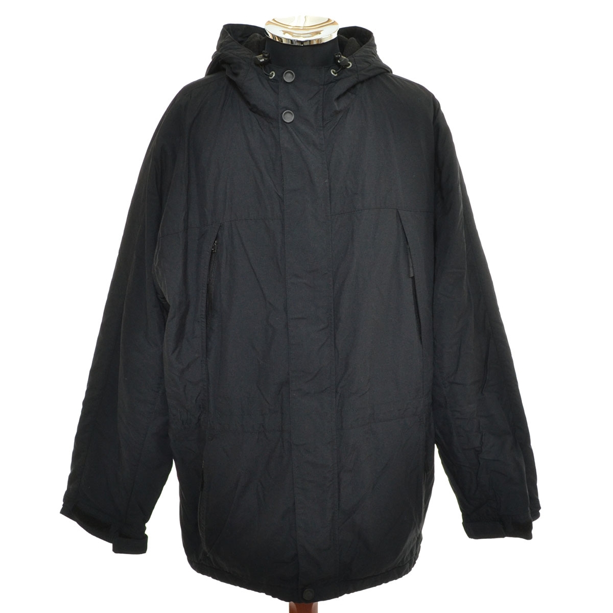 ●560402 Eddie Bauer エディーバウアー ●マウンテンパーカー ジャケット サイズL メンズ ブラック拍卖