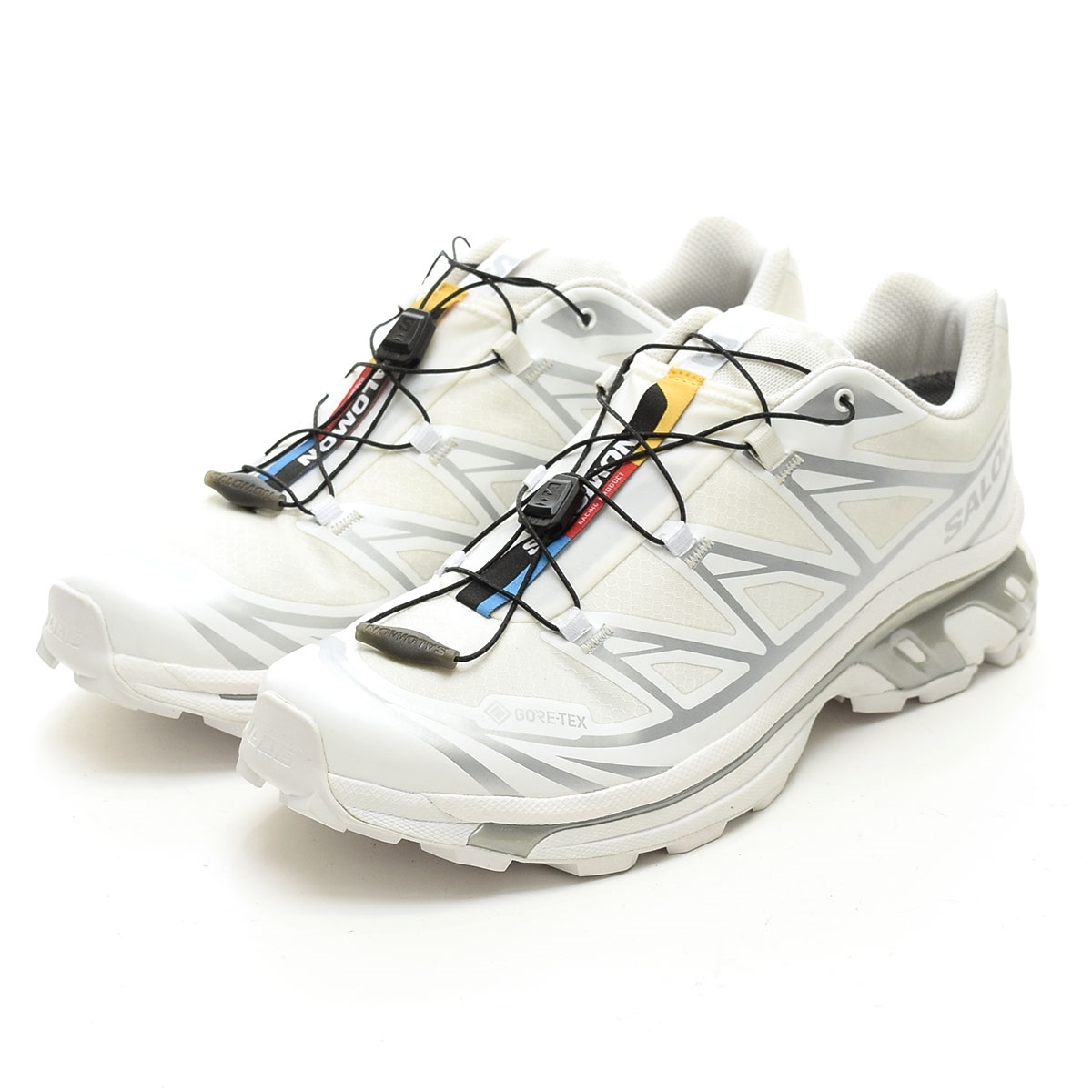 ●563833 新品同様 SALOMON サロモン ●スニーカー トレイルランニングシューズ XT-6 GORE-TEX 475811 サイズ28.0cm メンズ ホワイト拍卖