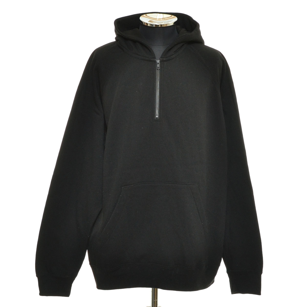 ●563771 HELLY HANSEN ヘリーハンセン ●スウェットパーカー ハーフジップ HH32181 サイズXL メンズ ブラック拍卖