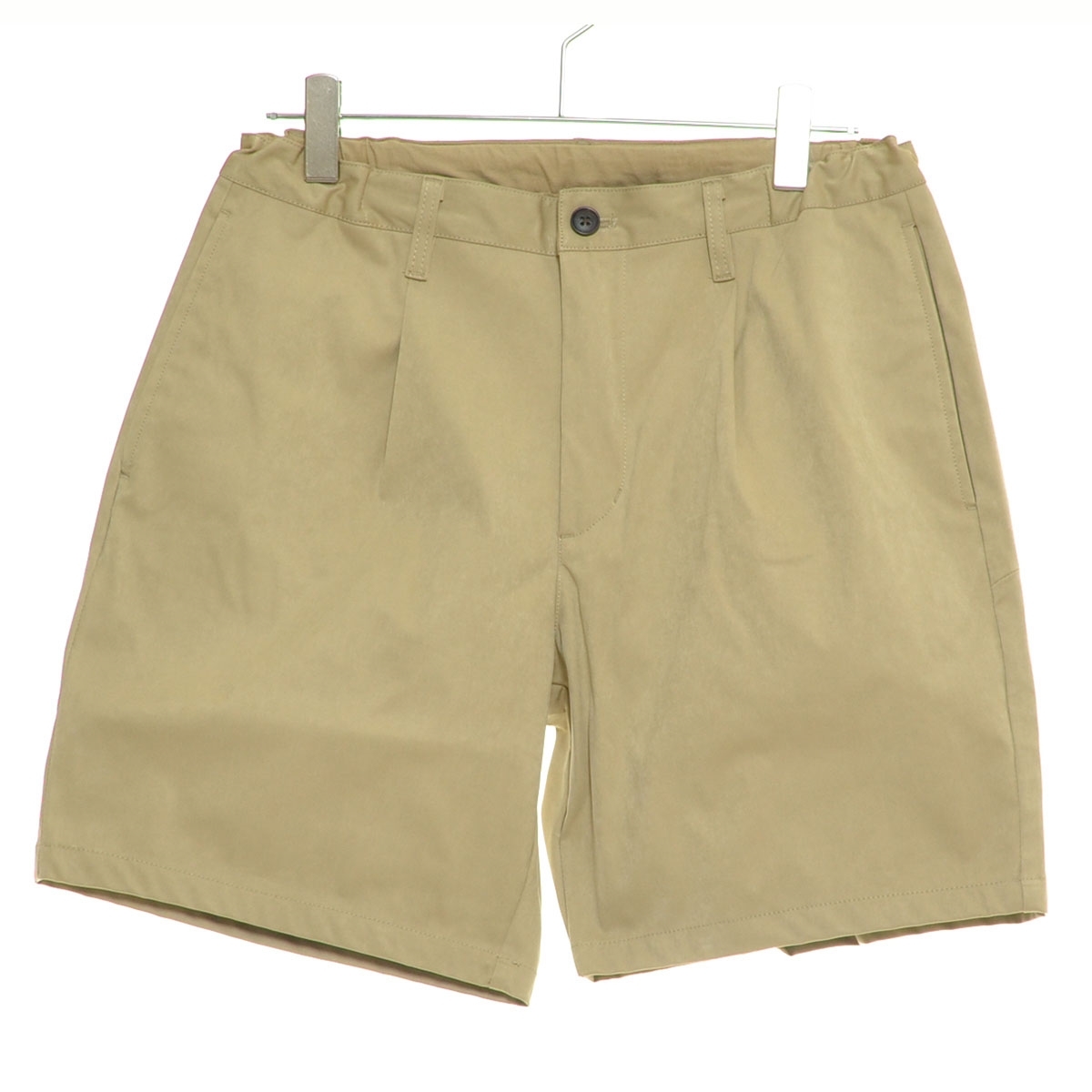 ●559953 SATURDAYS NYC サタデーズ ニューヨーク ●ショートパンツ ハーフ One Tuck Short Pant BTS63250 サイズM メンズ ベージュ拍卖