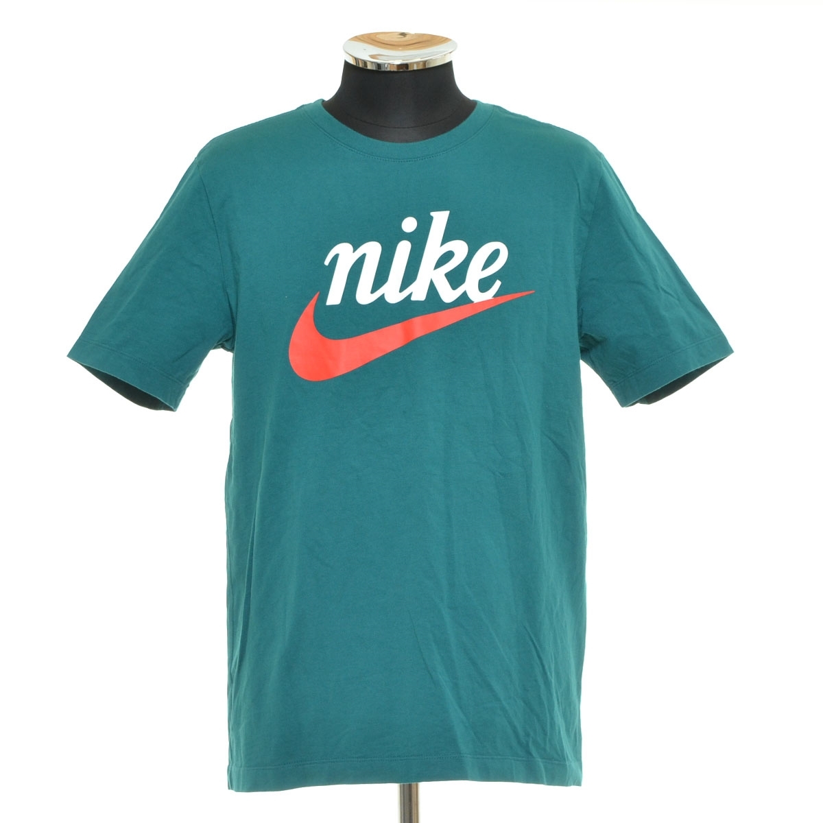 ●566063 NIKE ナイキ ●Tシャツ FUTURA OVRSZ TEE BV7679-381 サイズM メンズ グリーン拍卖