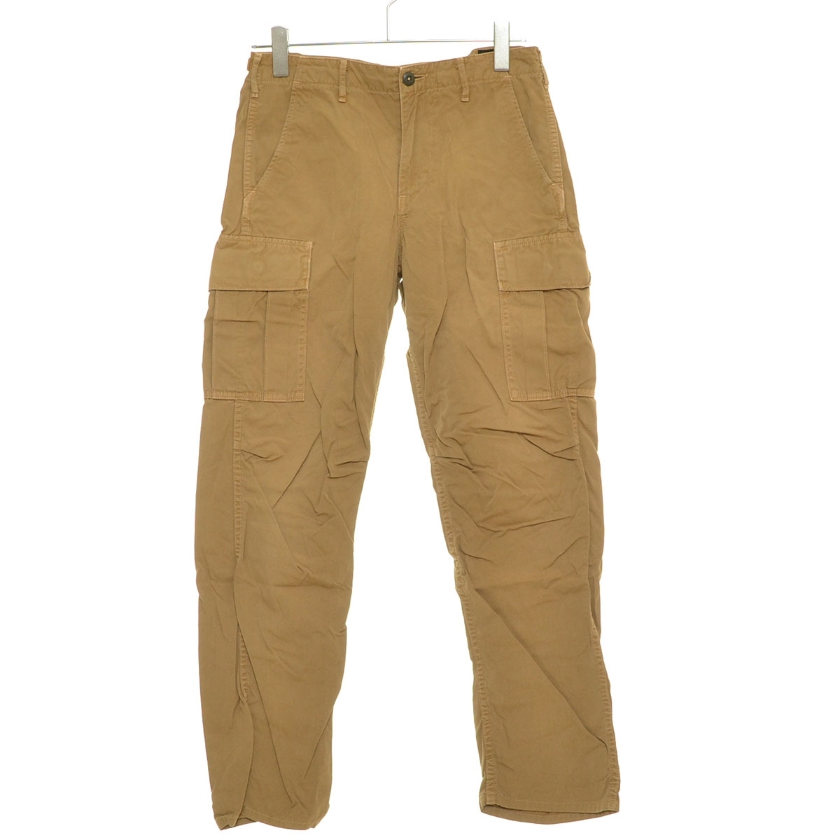 〇548952 orSlow オアスロウ ○カーゴパンツ サイズ1 メンズ 日本製 ベージュ拍卖
