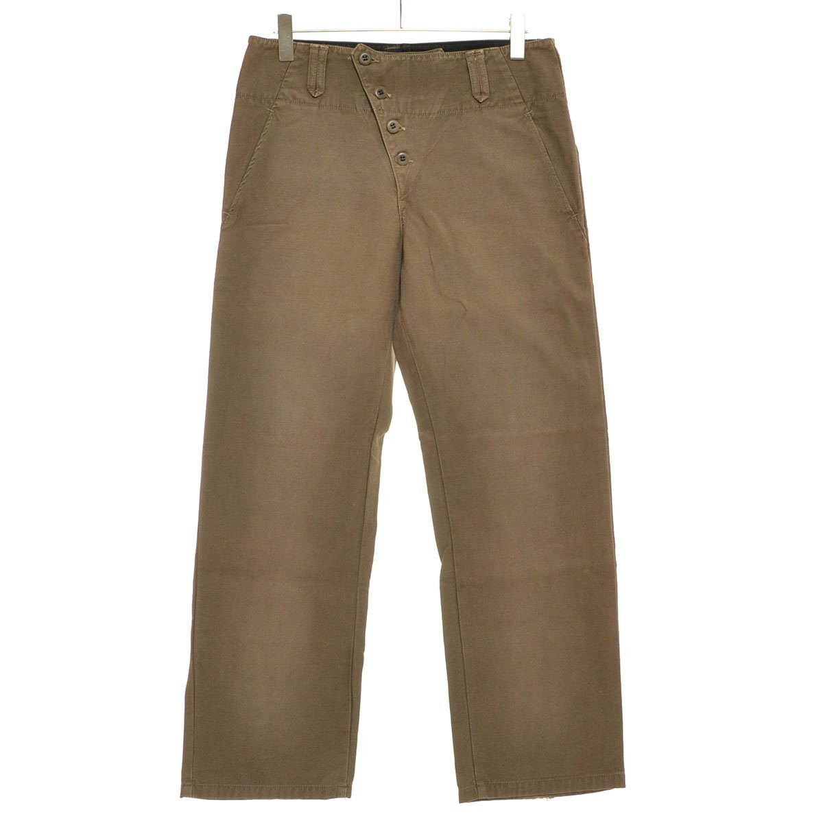 ◆556592 BIG JOHN ビッグジョン ◇ワークパンツ トラウザーズ ヴィンテージ サイズL メンズ 日本製 ブラウン拍卖