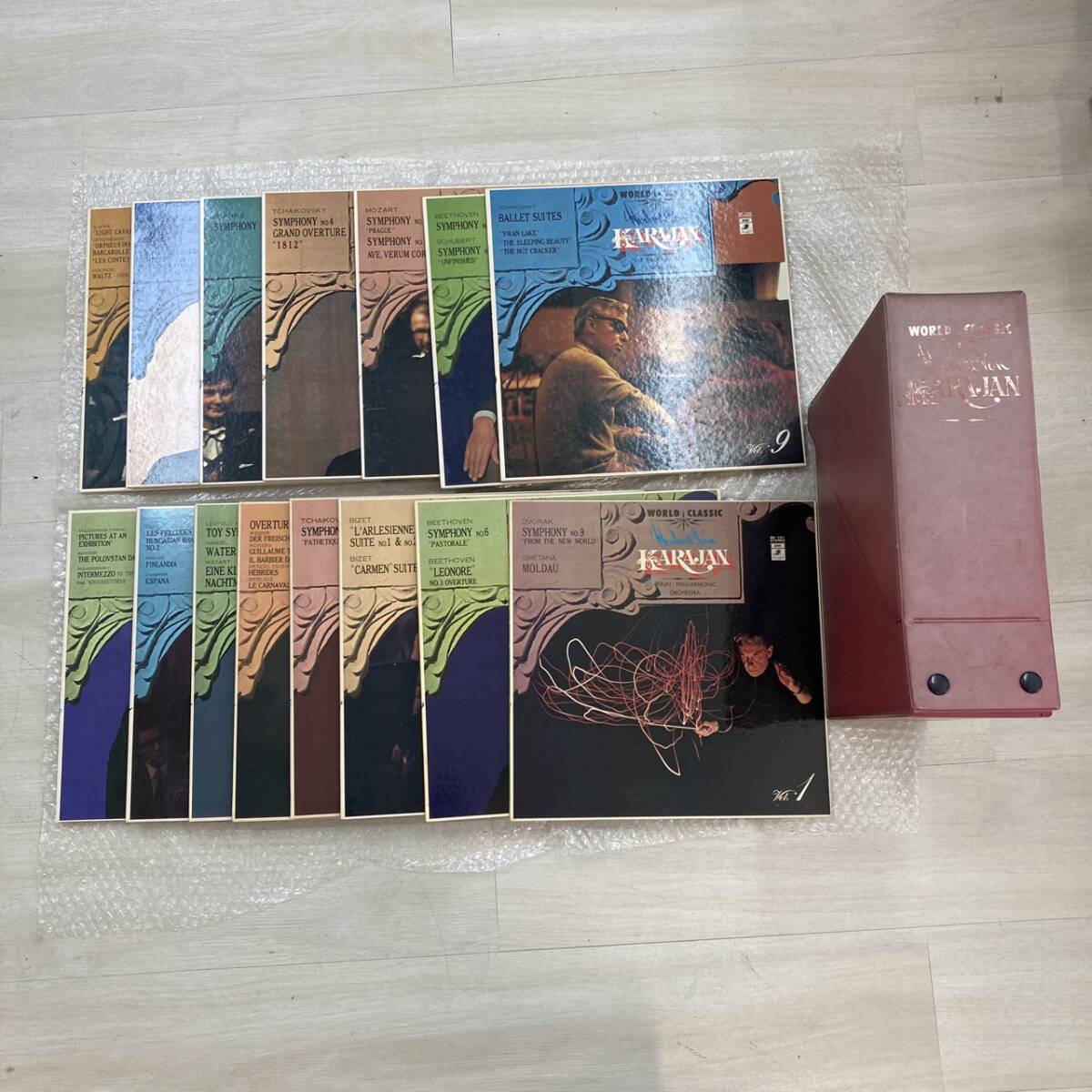 tk1839 カラヤン KARAJAN  レコード 15枚 Set 拍卖