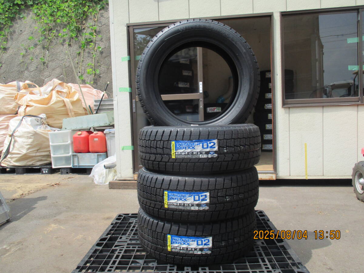 ★215/55R17★スタッドレスタイヤ4本セット★3083拍卖