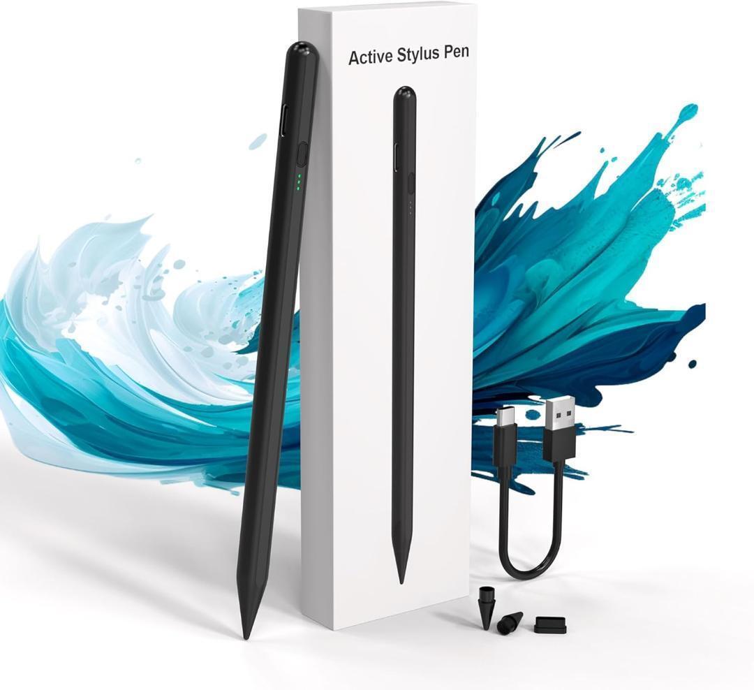 iPad ペンシル 第10世代対応 極細 高感度 傾き感知 磁気吸着 誤作動防止拍卖