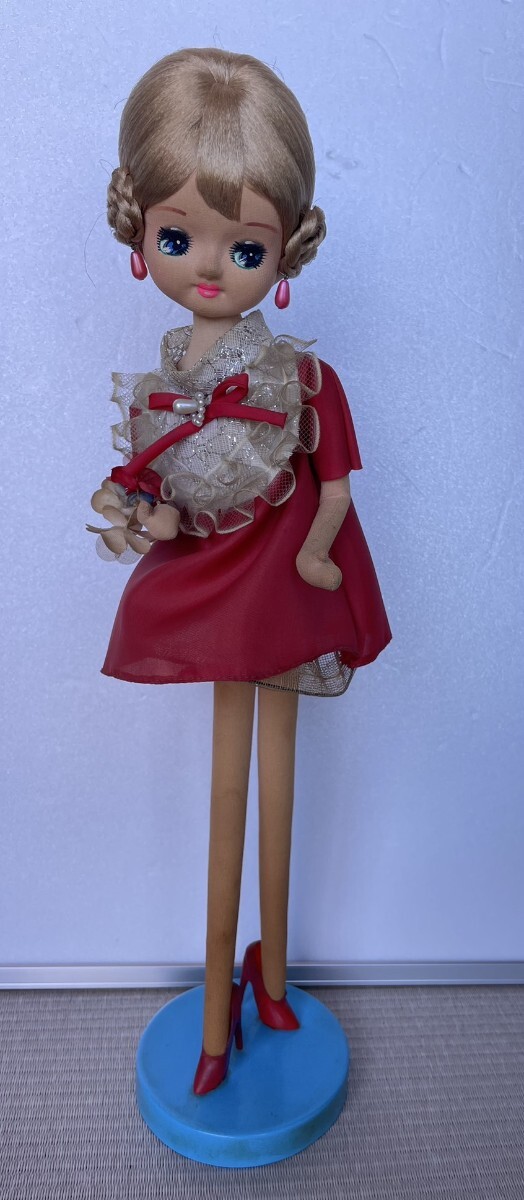 昭和レトロ 当時物 ポーズ人形 ビンテージドール 約44.5cm 現状品 ※拍卖