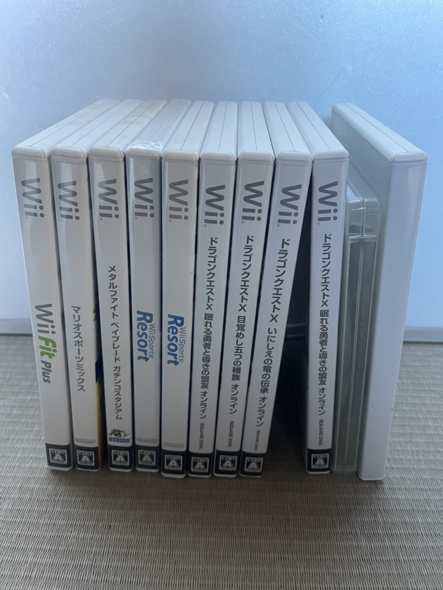 Wii ソフトセット Nintendo ドラクエ マリオカートスポーツ など 動作未確認 現状品 ※拍卖
