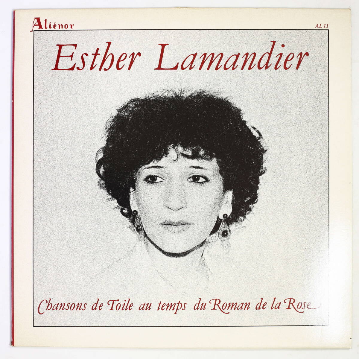 【仏盤LP】エステル・ラマンディエ/薔薇物語時代のシャンソン・ド・トワール(並良品,ALIENOR,Esther Lamandier)拍卖
