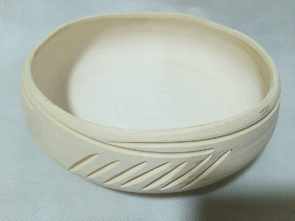 ★【一美堂】★茶道具★泉山窯造★素焼 白『灰器』★紙箱付★拍卖