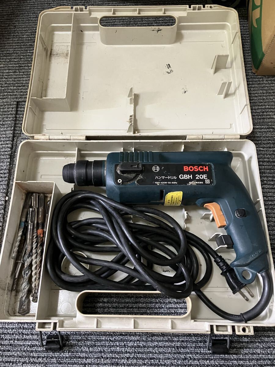 BOSCH ハンマードリル GBH 20E 動作確認済み ジャンク扱い 元箱/付属あり 電動工具/コンセント式/DIY/拍卖