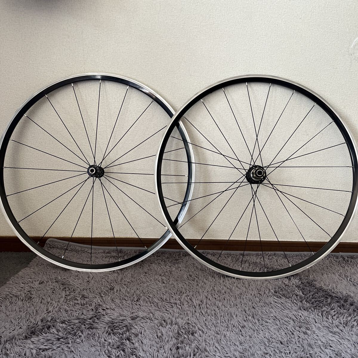 軽量手組ホイール クリンチャー アルミリム カンパ11sフリー 1310g 前後セット Campagnolo ホイール拍卖