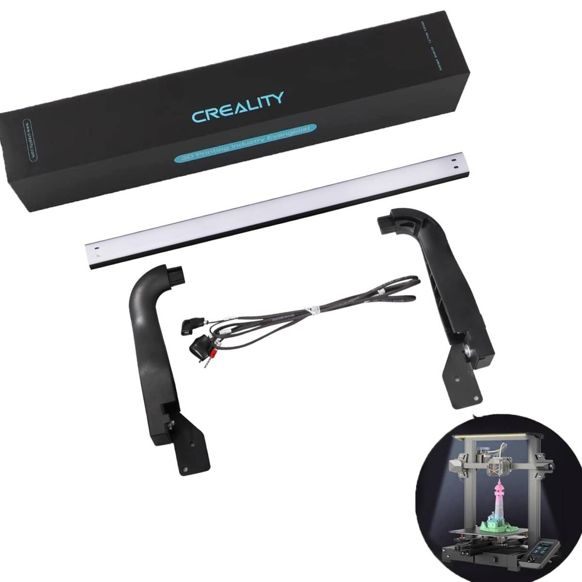 新品☆for Creality Ender-3 V3 SE/KE LEDライトバーキット - 新バージョン拍卖