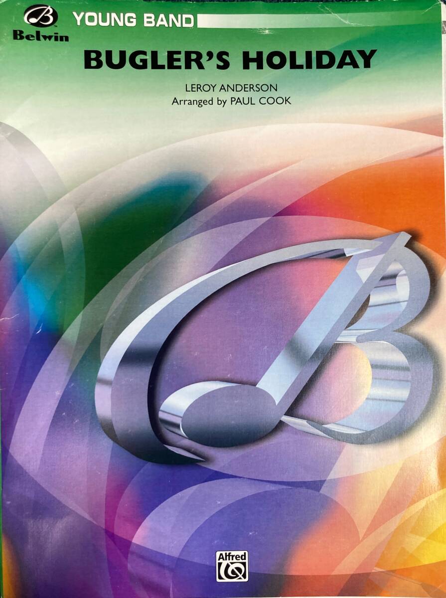 吹奏楽楽譜 トランペット吹きの休日 (ルロイ・アンダーソン 作曲 ポール・クック 編曲) グレード2拍卖