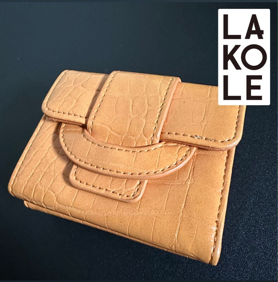 【LAKOLE】差し込みベルト ミニウォレット拍卖