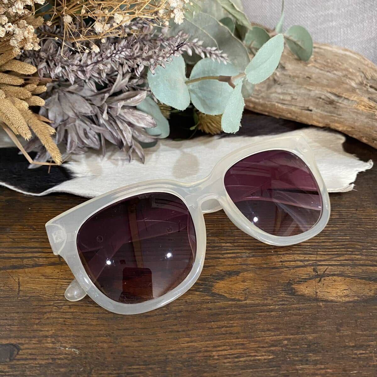 Snidel *グラデェーションサングラス* パープルレンズ/アイウェア/サングラス/シアフレーム拍卖