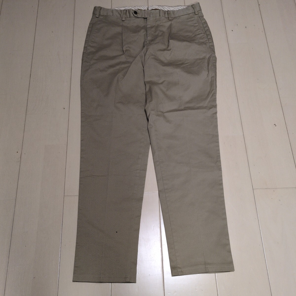 チノパンツ ライトオン メンズ XL パンツ スラックス ベージュ Right-on 美品拍卖