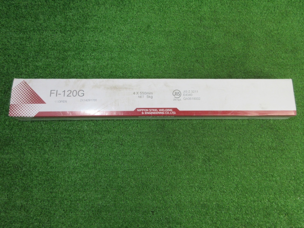 未使用品【 日鉄 】 FI-120G 溶接棒 4×550mm 5kg拍卖