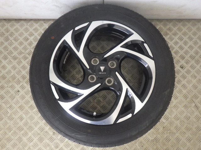 MODELLISTA モデリスタ スピンエアー AQUA YARIS 15インチ 6J +45 4×100 54 タイヤ付 2023年製 エナセーブ 185/60R15 中古 即決拍卖