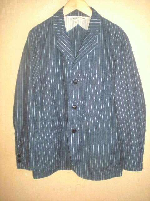 即決 ラギッドファクトリー ストライプジャケット ジョンソンズ ラロッカ 80's RRL Free & Easy 好きに! 拍卖