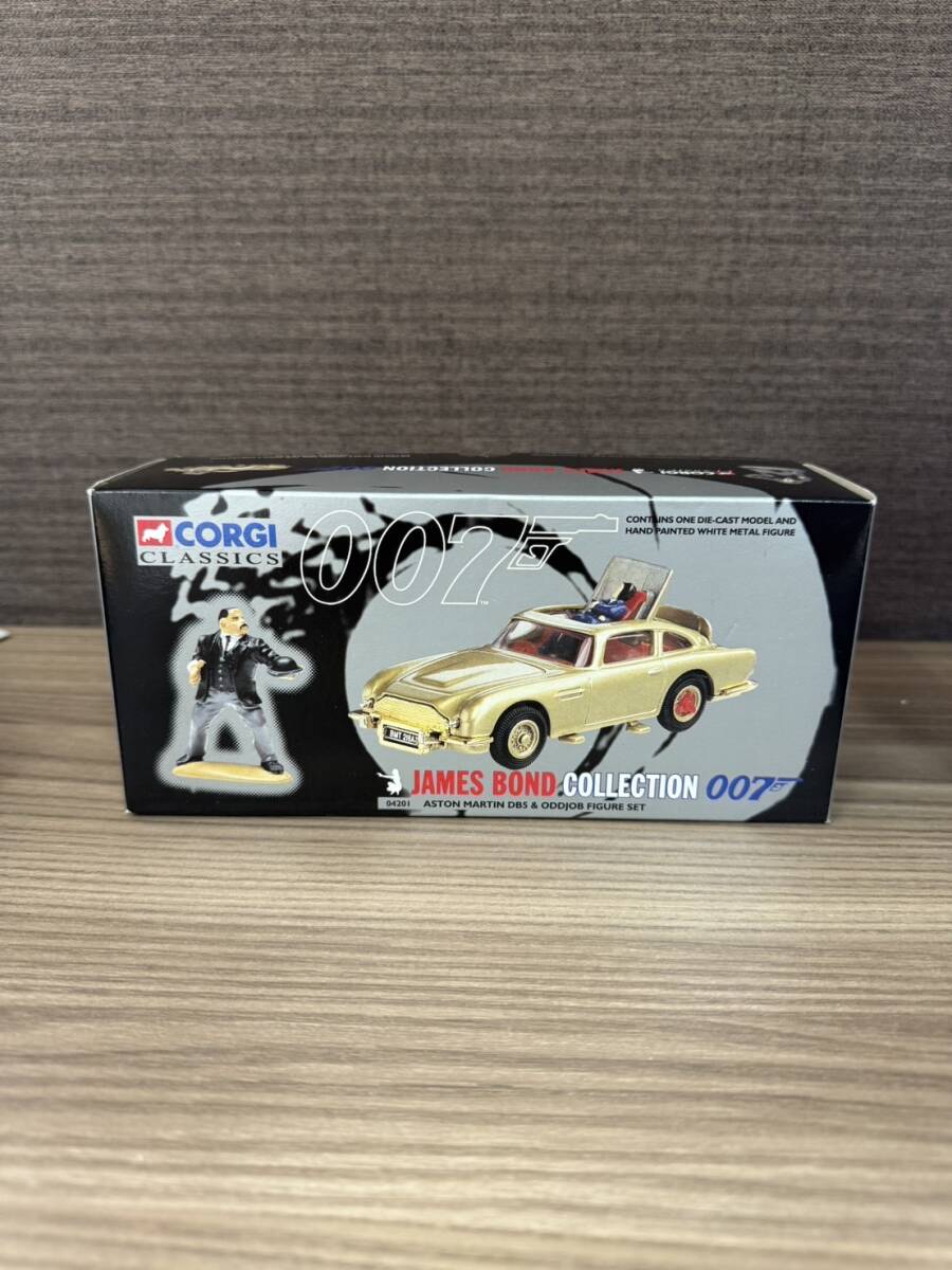 ●S7-9-36 CORGI コーギー・クラシックス 007 ジェームズ・ボンド コレクション アストンマーチン DB5&オュドジョブ フィギュアセット拍卖