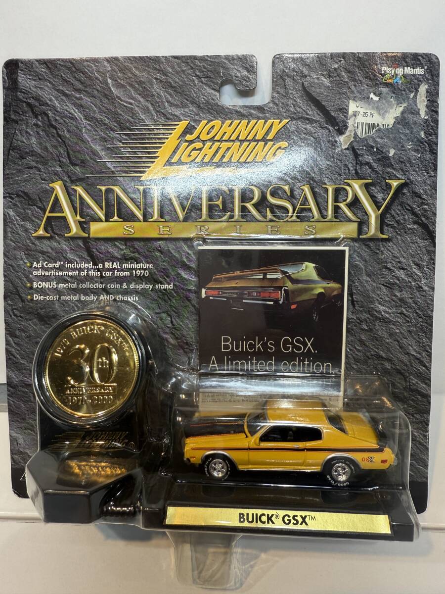 ●S7-9-79 ジョニーライトニング アニバーサリーシリーズ 1970年型 ビュイック GSX ミニカーセット 30周年記念モデル 保管品拍卖