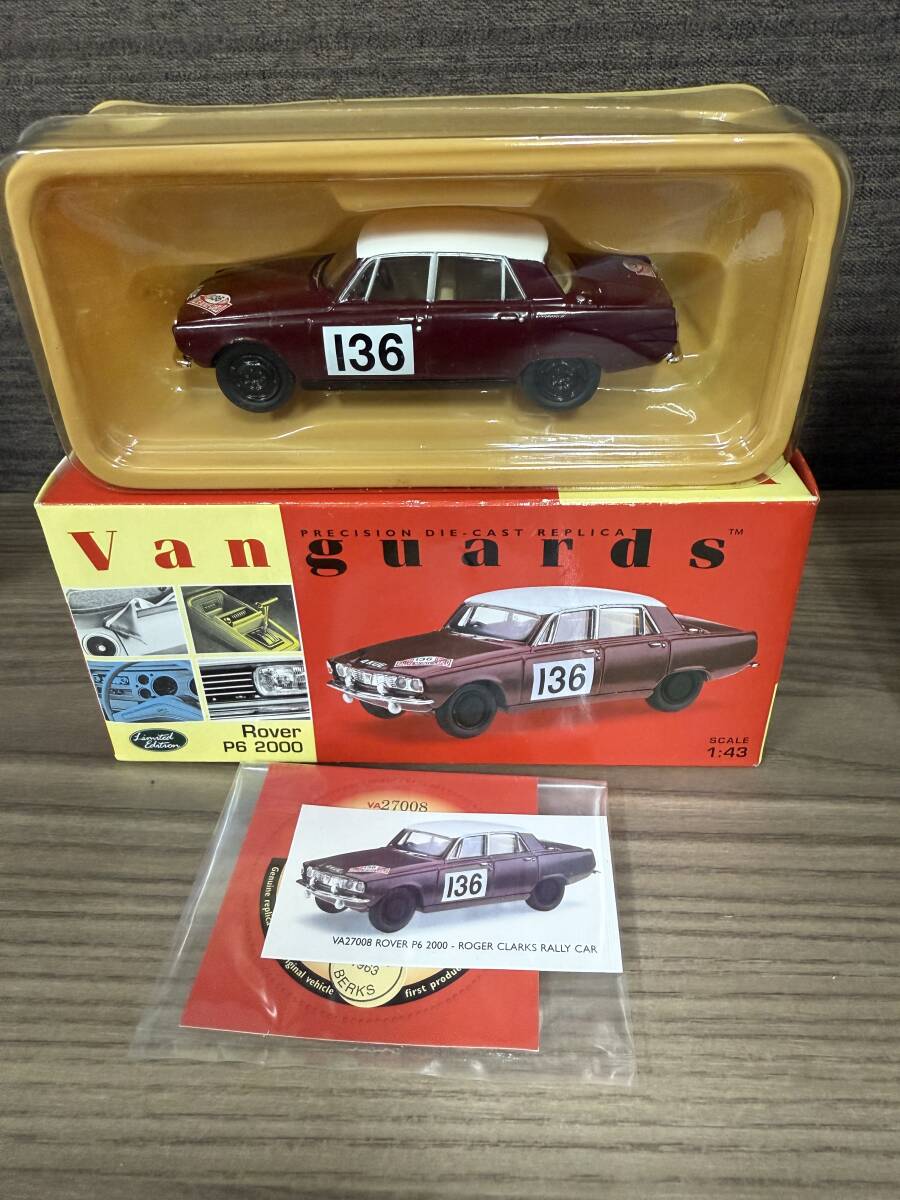 ●S7-9-101 ヴァンガード製 1/43スケール VA 27008 ローバーP6 2000 ロージャー・クラーク ラリーカー ミニカー拍卖