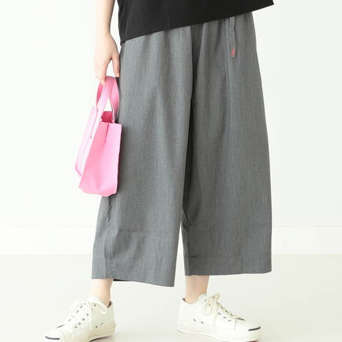 GRAMICCI(グラミチ) × BEAMS BOY(ビームスボーイ) 別注 ギャバ バルーンパンツ グレー拍卖