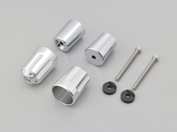 数量限定!デイトナ アルミビレッド ヘビーウエイトバーエンド リボルバー ヤマハ車 M6 シルバー 新品 バイク ハンドル拍卖