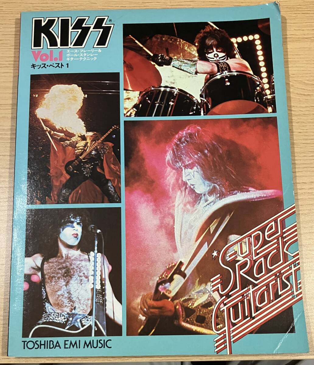 ★ KISS キッス ベスト VOL.1 ギタースコア 楽譜 タブ譜 エースフレーリー ポールスタンレー拍卖