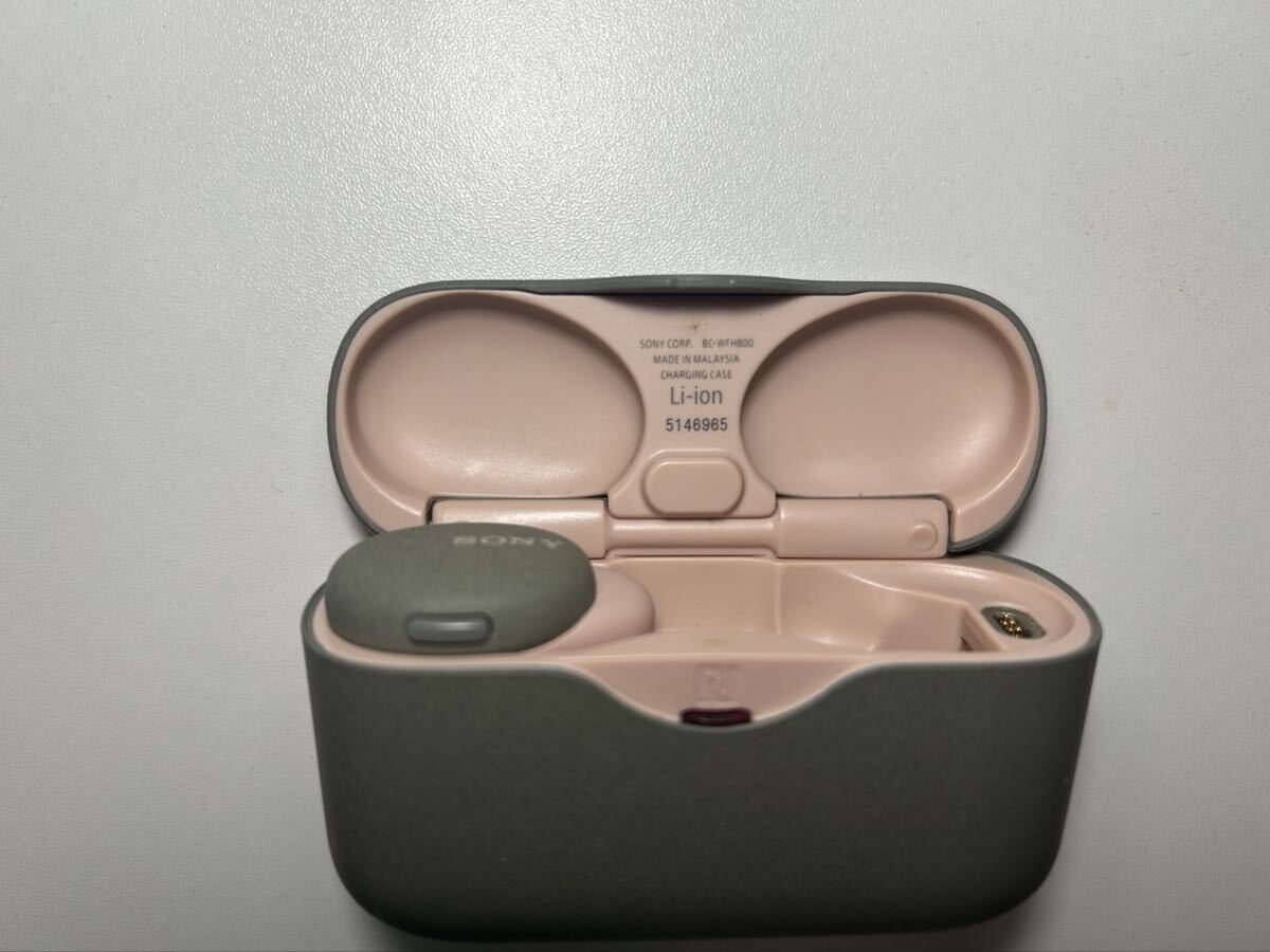 SONY WF-H800 左耳イヤホン+充電ケース グリーン拍卖