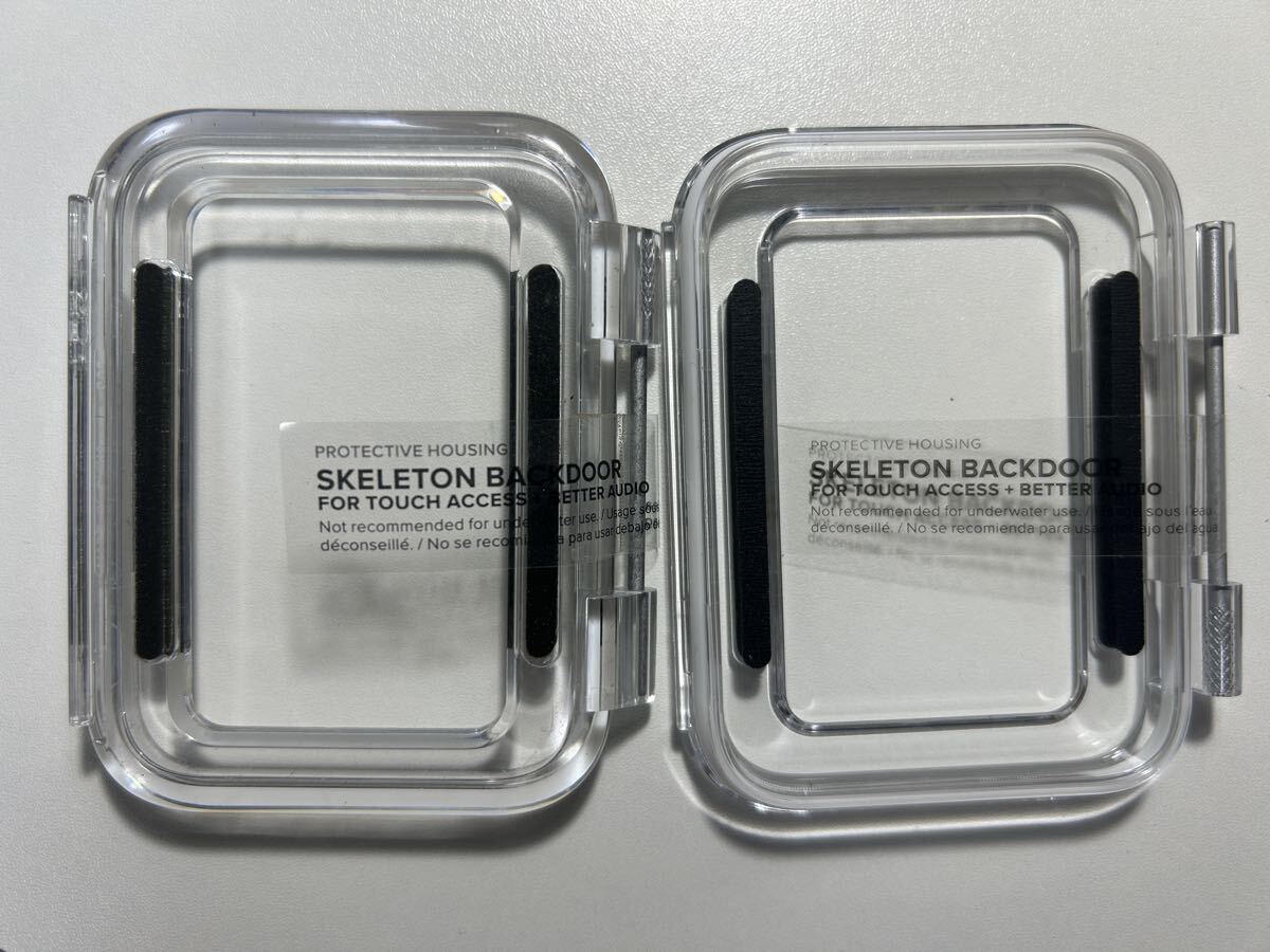 GoPro HERO9 用 スケルトンバックドア(Skeleton Backdoor)2枚セット 純正品拍卖